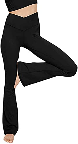High Waisted Flare Leggings